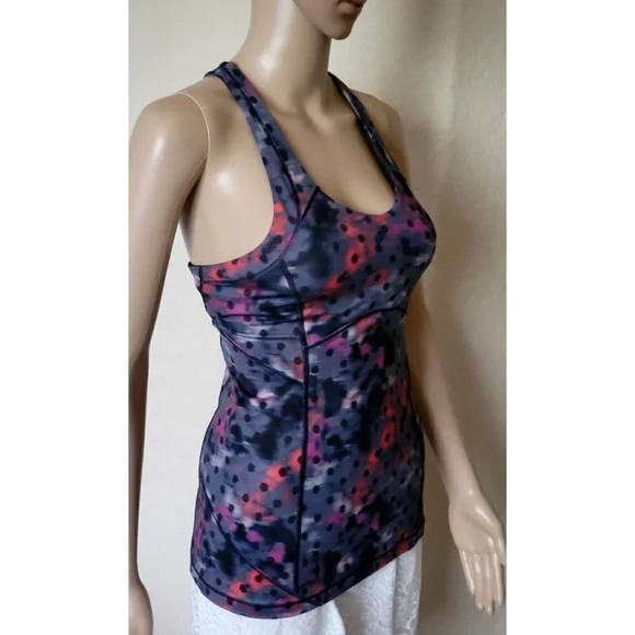 Lululemon Kanto Catch Me Cross Back windy blossom Athletic Tank Top Size 4 - Picture 2 of 5